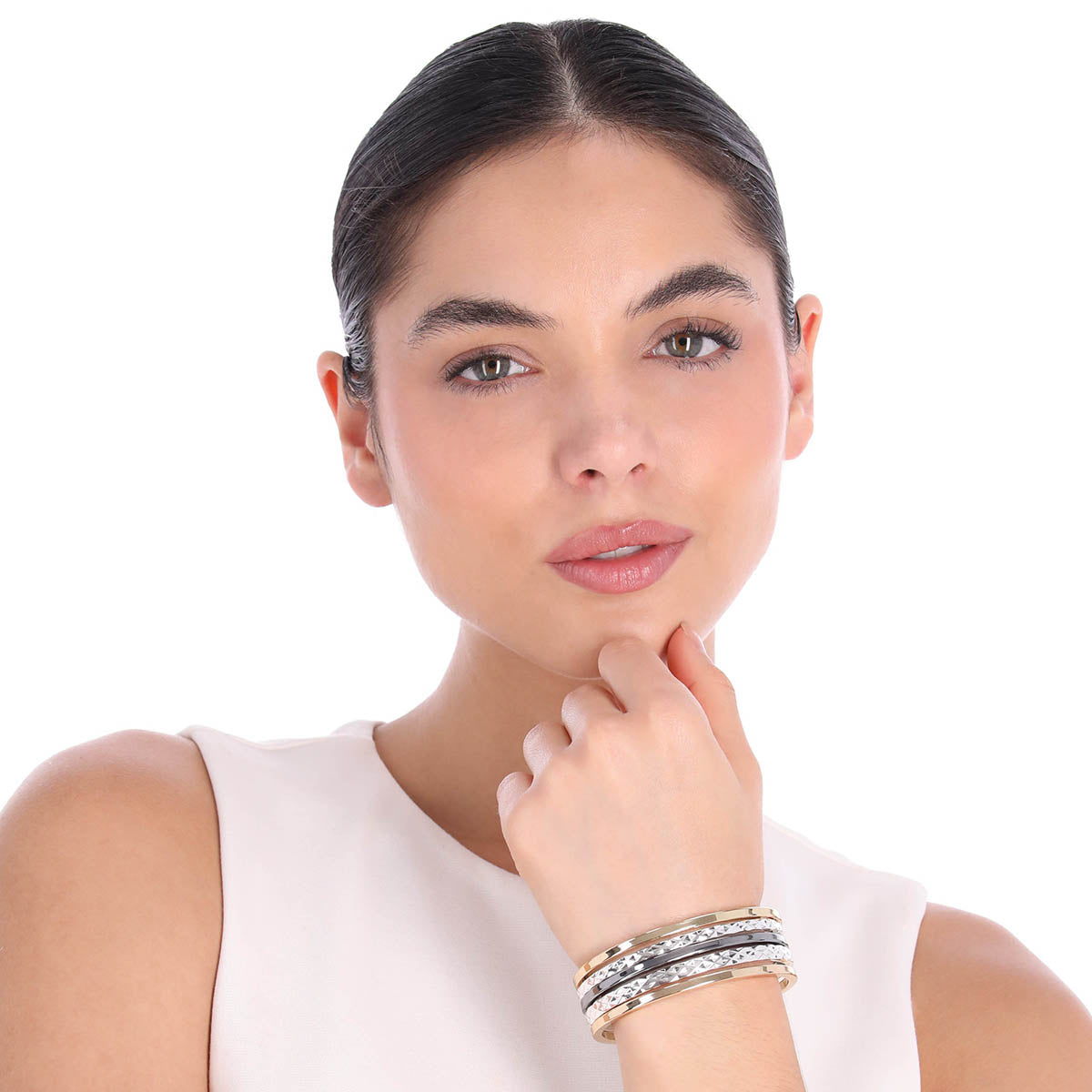 PULSERA NINE WEST COLOR BITONO FORMA CIRCULAR 19B01596
