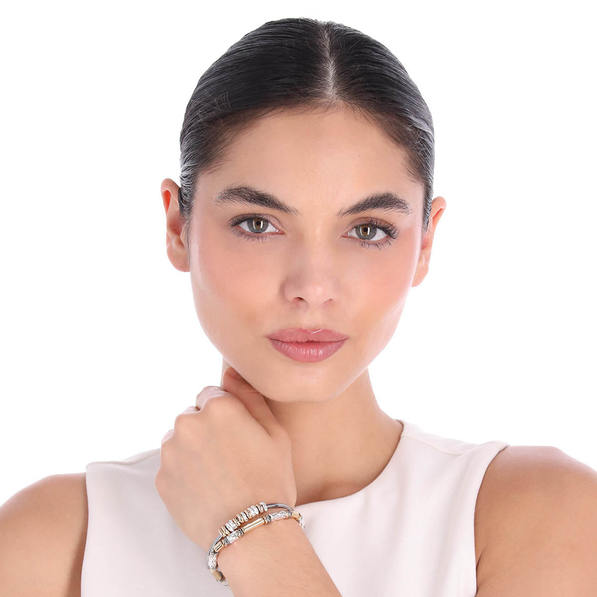 BOX PULSERA NINE WEST COLOR BITONO FORMA CIRCULAR 19B01599