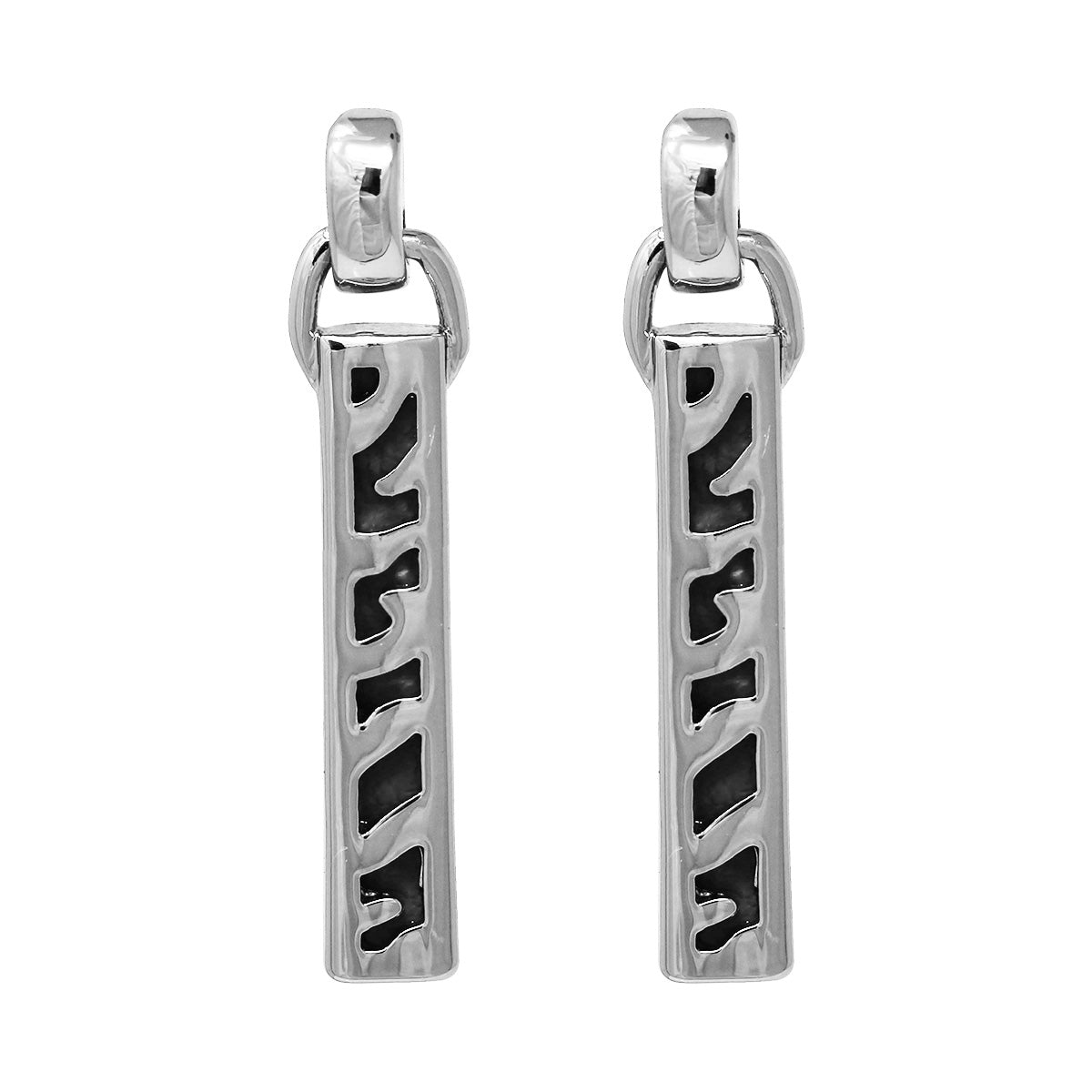 ARETES NINE WEST ANIMAL INSTINCT PLATA