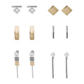 ARETES NINE WEST BASIC METAL EARS F1 BITONO