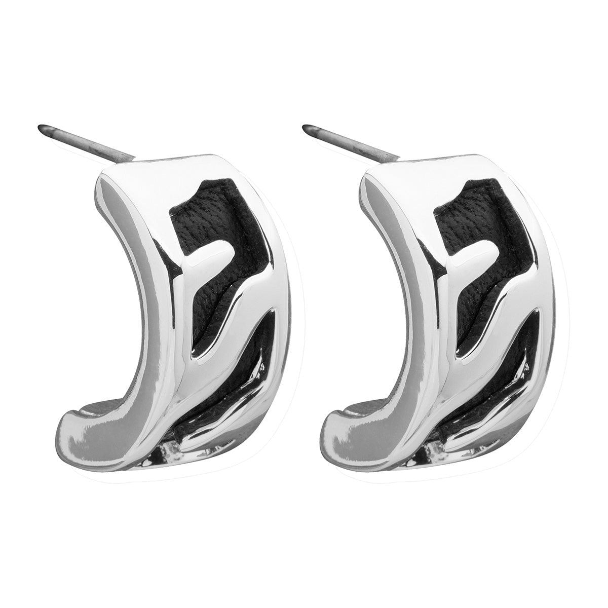 ARETES NINE WEST ANIMAL INSTINCT PLATA