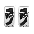 ARETES NINE WEST ANIMAL INSTINCT PLATA