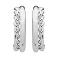 ARETES NINE WEST BASIC METAL EARS F2 PLATA