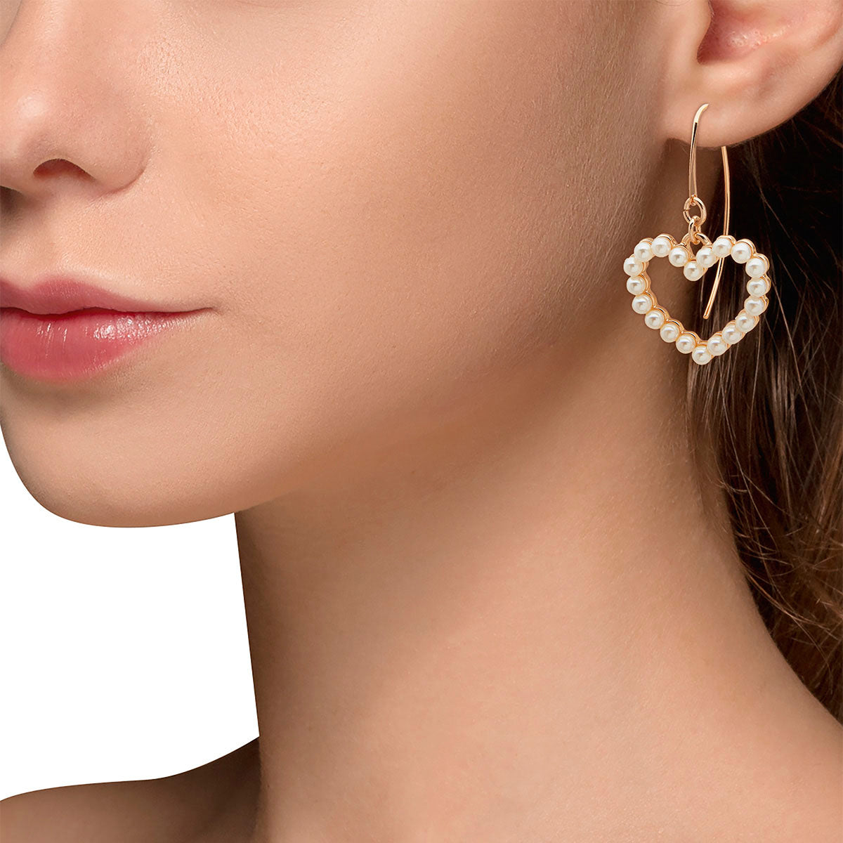 ARETES NINE WEST PEARL DORADO