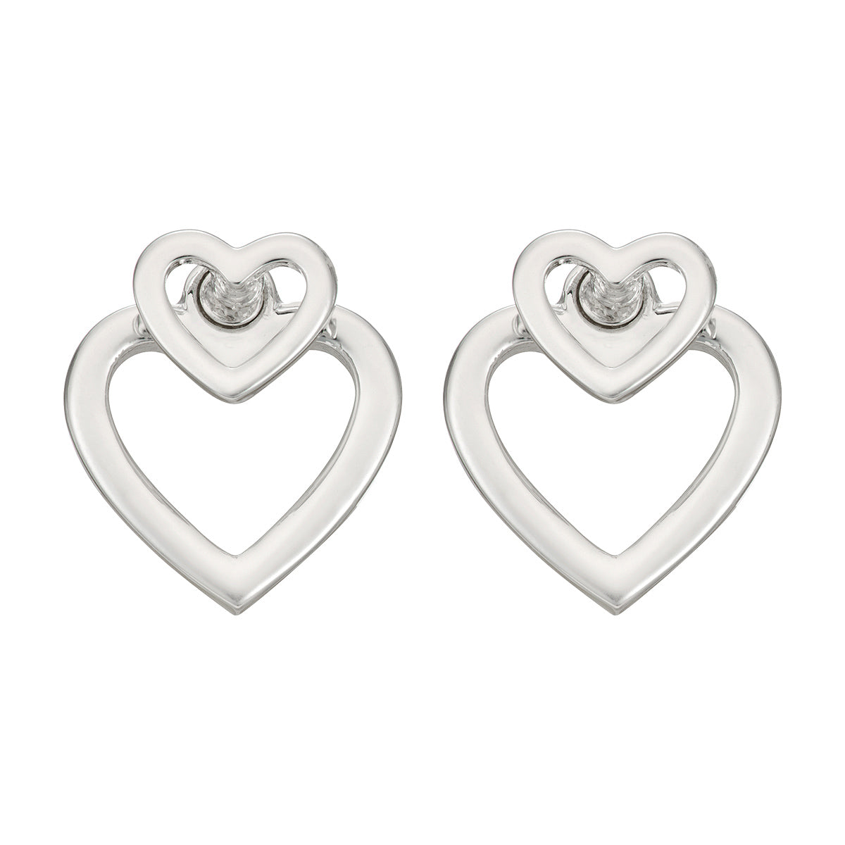 ARETES NINE WEST BASIC MTL EARS MAY MKT 2 PLATA