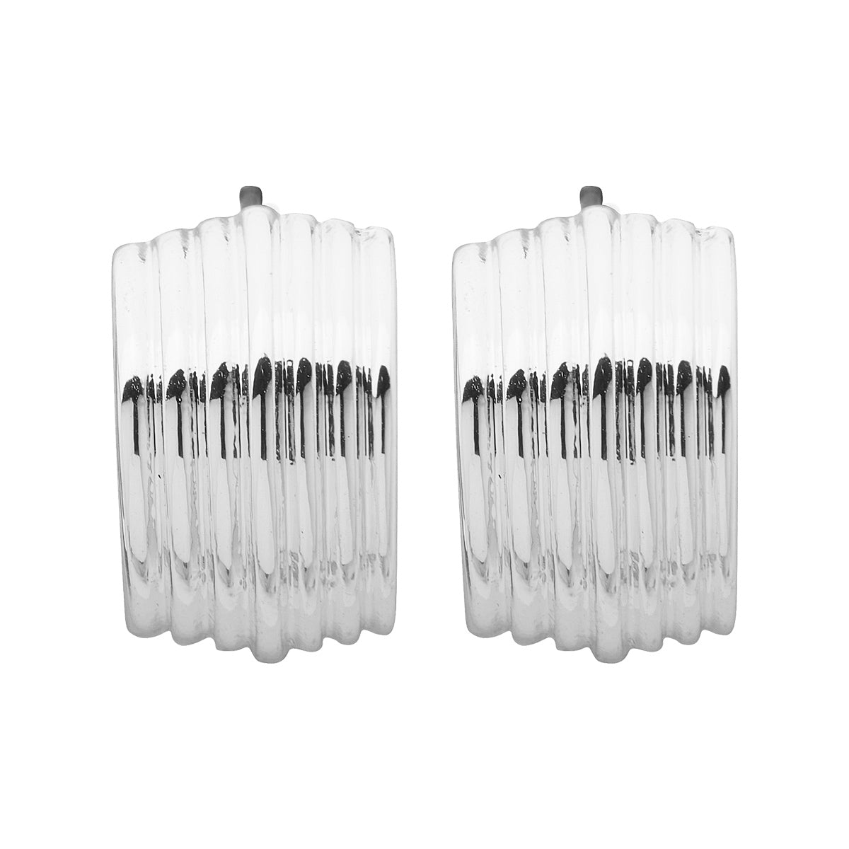ARETES NINE WEST BASIC MTL EARS MAY MKT 1 PLATA