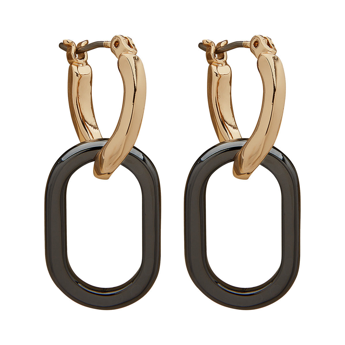 ARETES NINE WEST BASIC METAL EARS AUG 1 BITONO