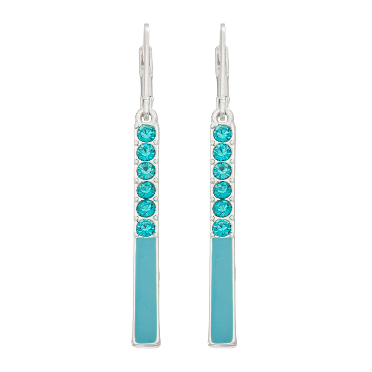 ARETES NINE WEST COLOR STONES DORADO