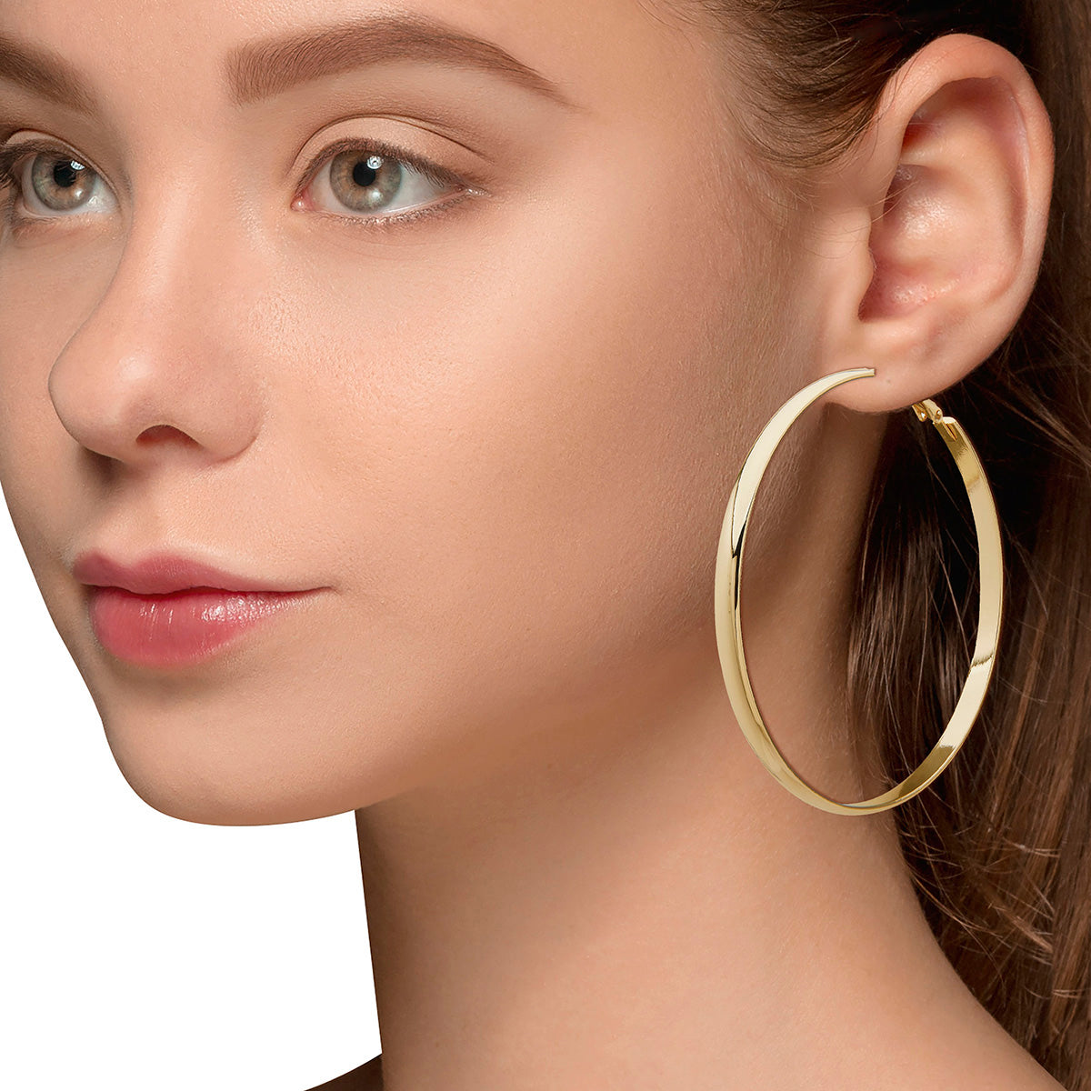 ARETES NINE WEST BASIC METAL EARS AUG 2 DORADO