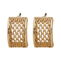 ARETES NINE WEST METAL MESH & TUBE DORADO