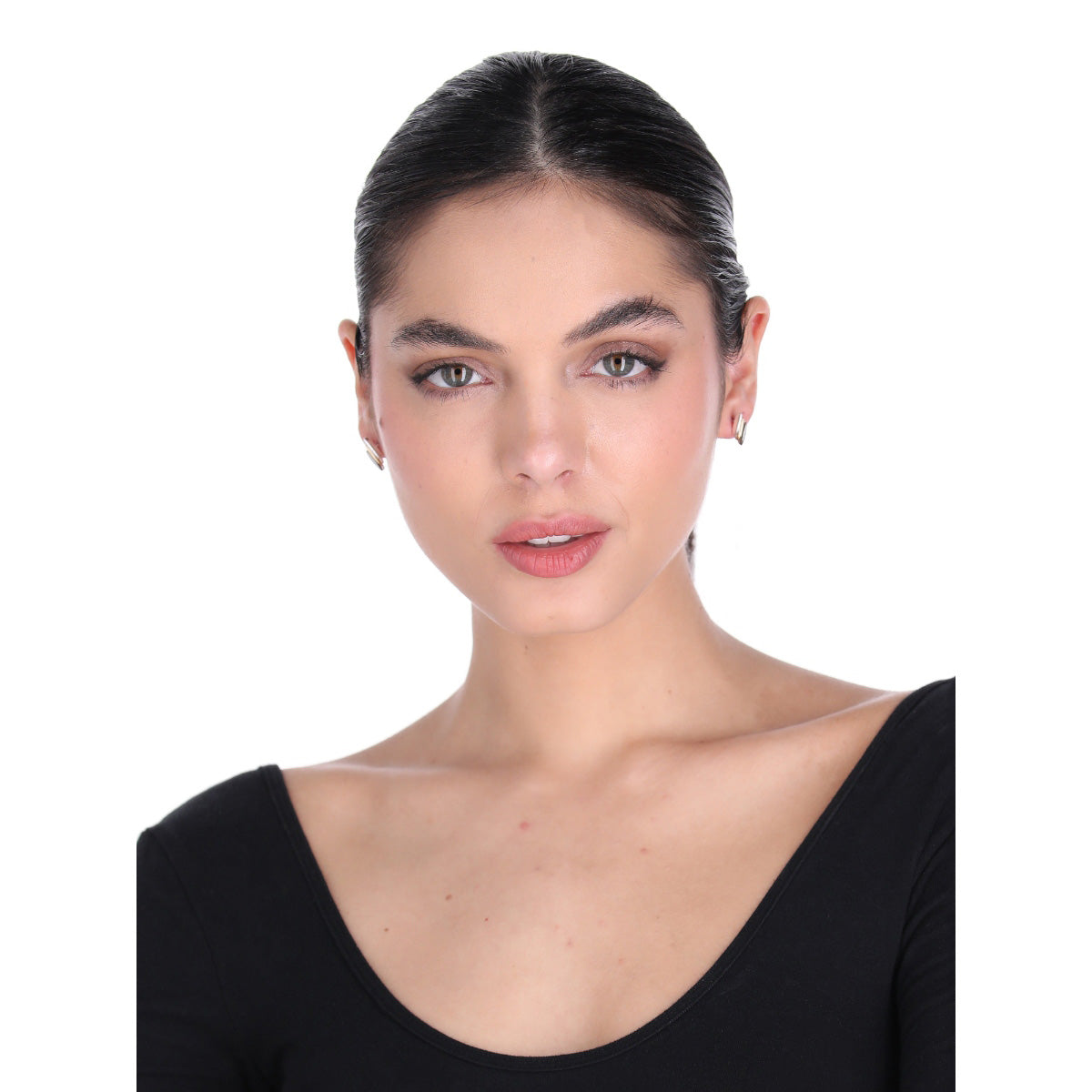 ARETES NINE WEST TRITONE METAL BARS BITONO