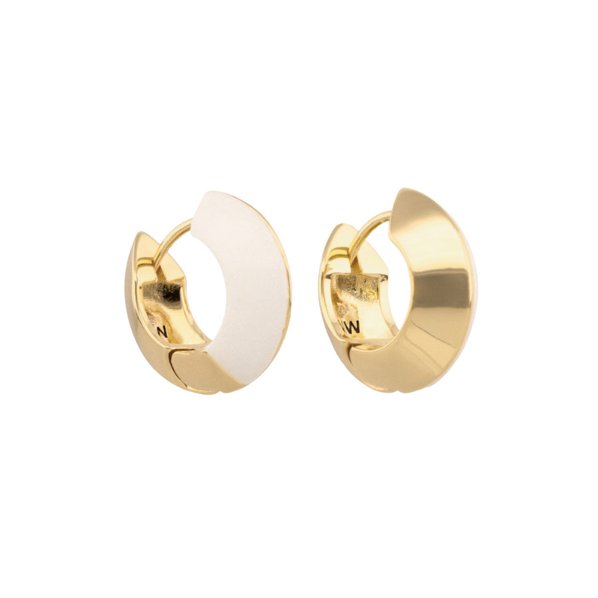 ARETES NINE WEST COLORED RONDELLES DORADO