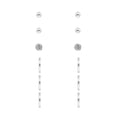 ARETES NINE WEST METAL EARS FEB MKT 1 PLATA