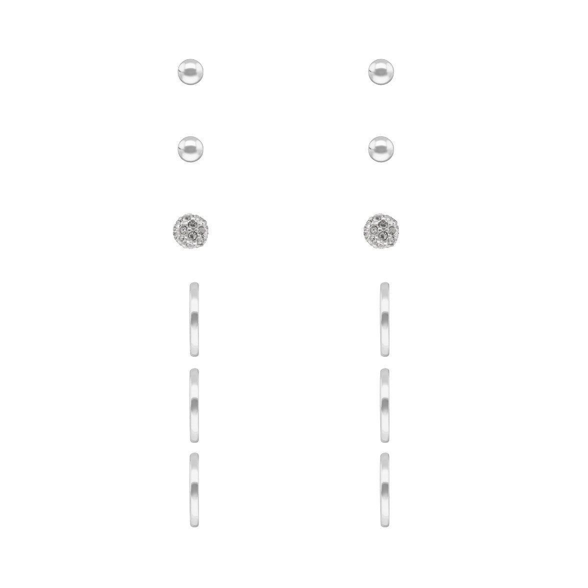 ARETES NINE WEST METAL EARS FEB MKT 1 PLATA