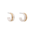 ARETES NINE WEST TRITONE CHAIN AND BEADS BITONO