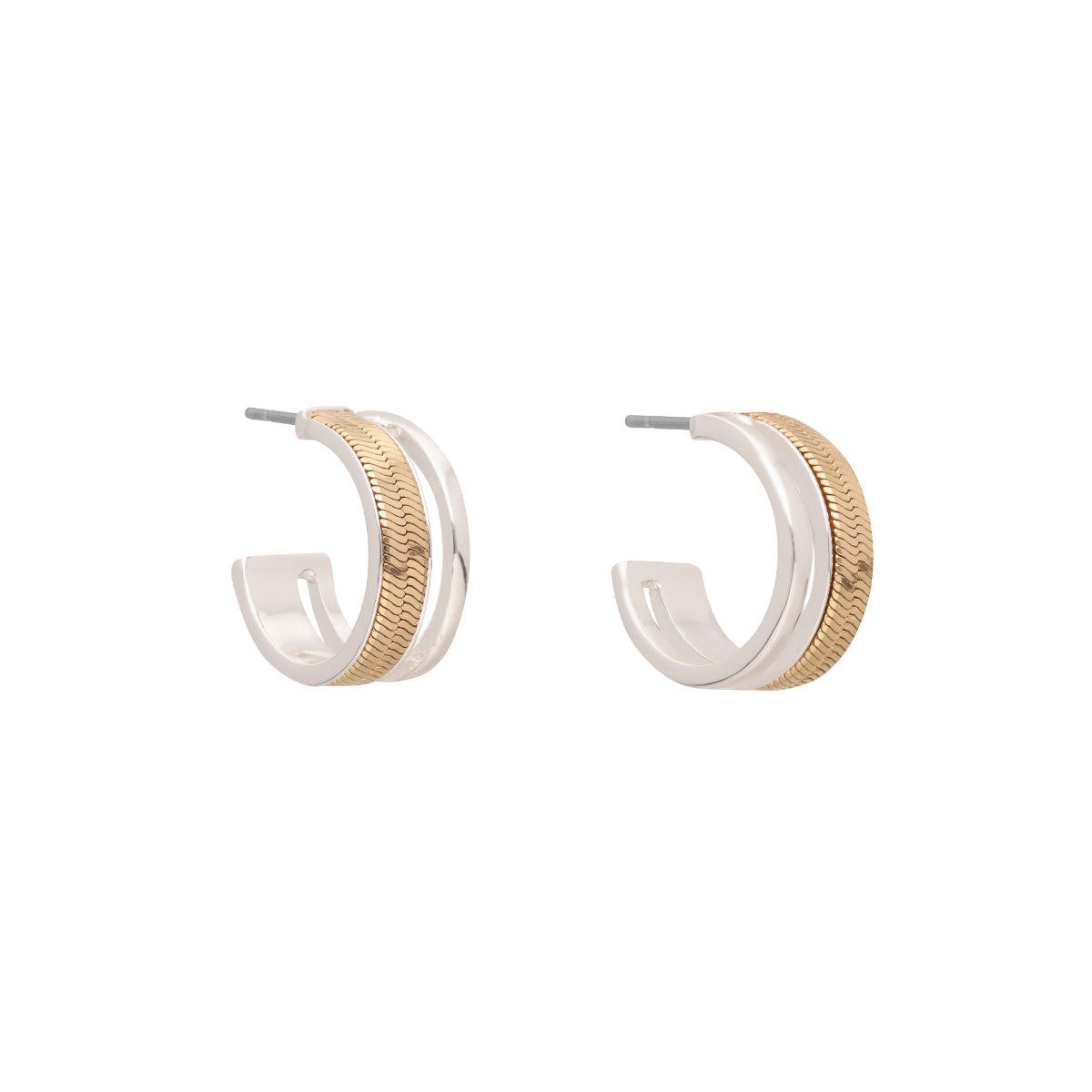 ARETES NINE WEST TRITONE CHAIN AND BEADS BITONO