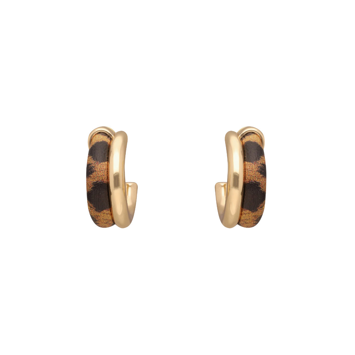 ARETES NINE WEST CHEETAH TAIL DORADO