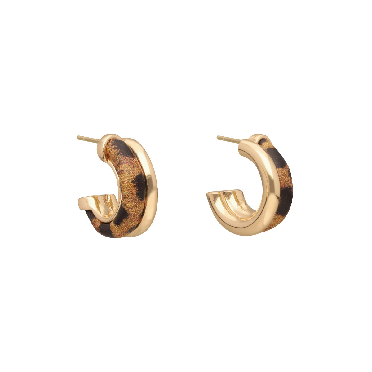 ARETES NINE WEST CHEETAH TAIL DORADO