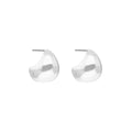 ARETES NINE WEST METAL MARQUISE PLATA
