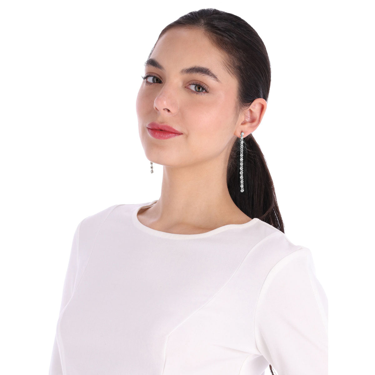 ARETES NINE WEST NOV MKT TENNIS ADDS PLATEADO