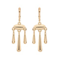 ARETES NINE WEST GOLD TEARDROP DORADO