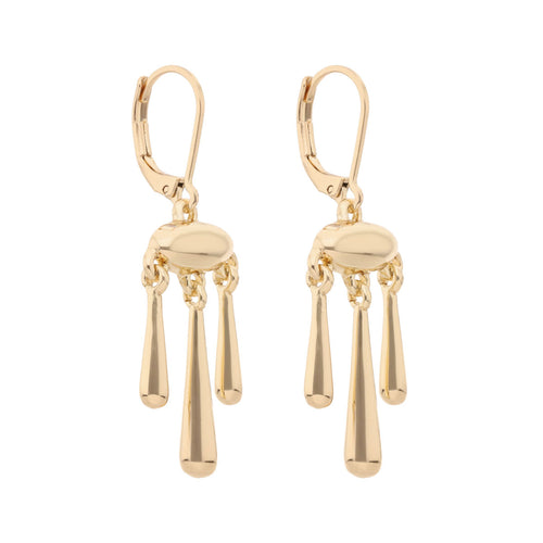 ARETES NINE WEST GOLD TEARDROP DORADO