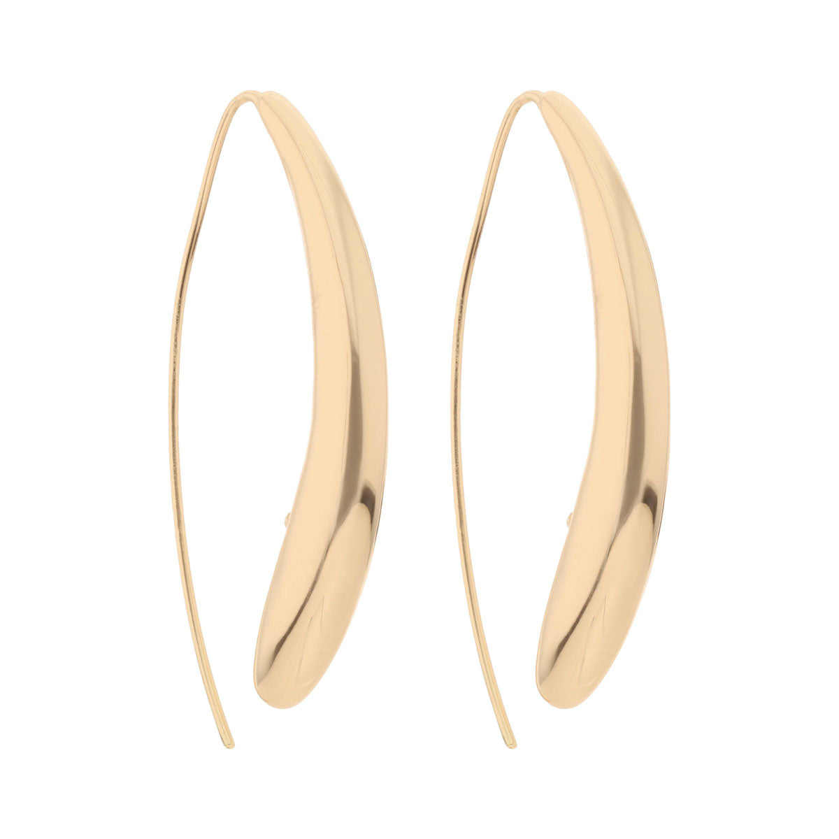 ARETES NINE WEST GOLD TEARDROP DORADO