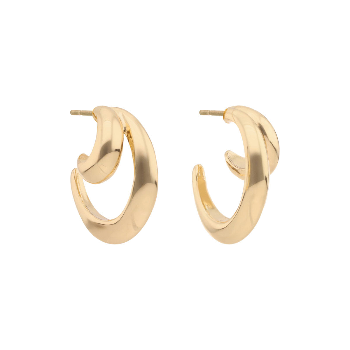 ARETES NINE WEST GOLD TEARDROP DORADO