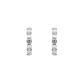 ARETES NINE WEST NOV MKT TENNIS ADDS PLATEADO