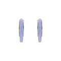 ARETES NINE WEST COLOR AGATE PLATEADO