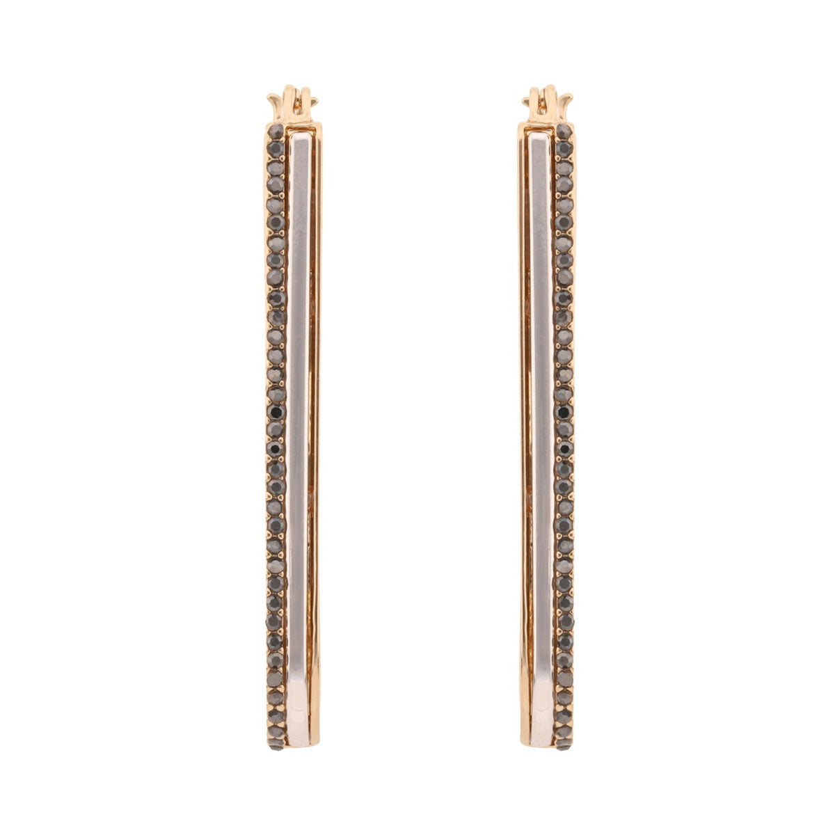 ARETES NINE WEST TRITONE EMBLEMS DORADO