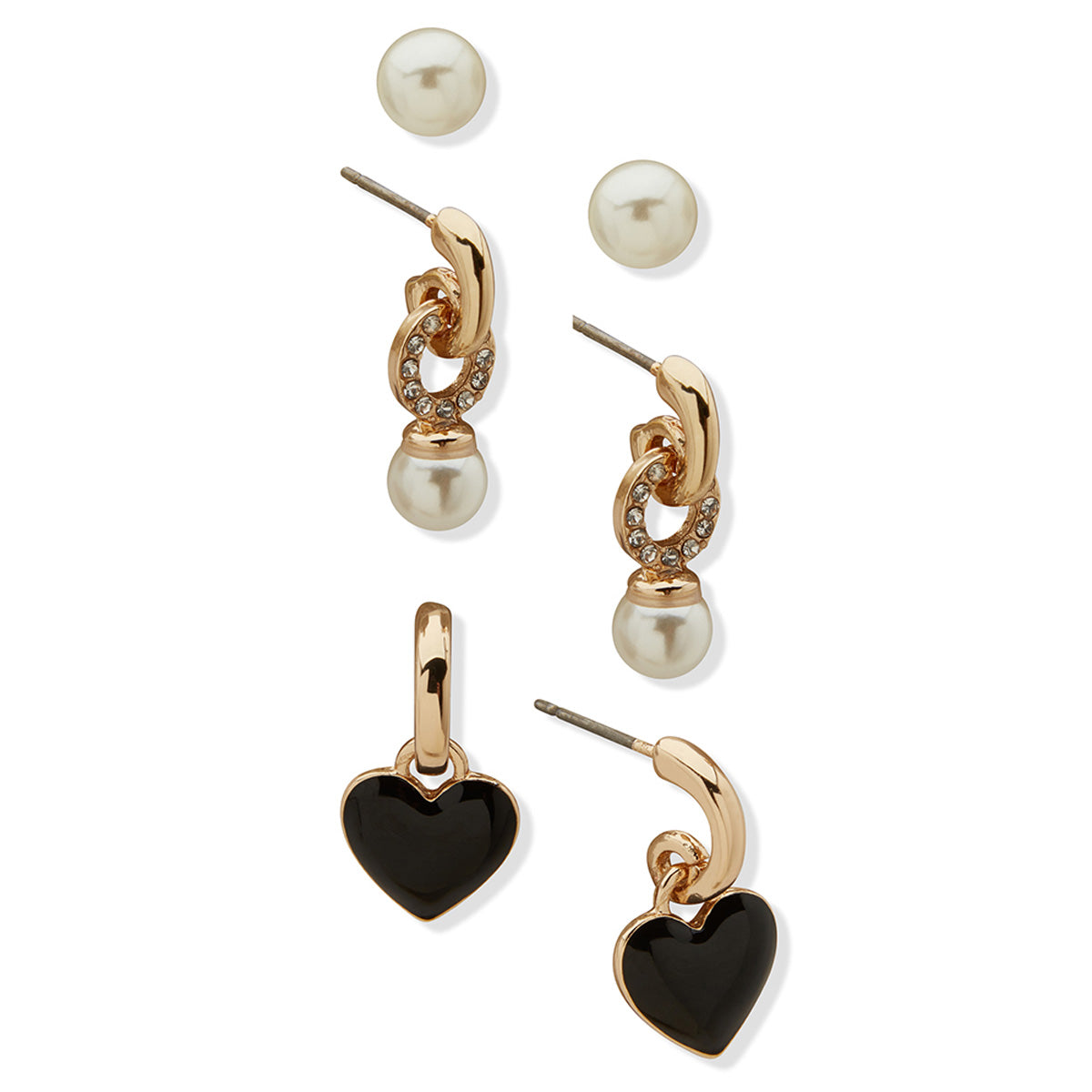 SET ARETES NINE WEST COLOR BITONO DIFERNTES DISEÃ‘OS 19G04166