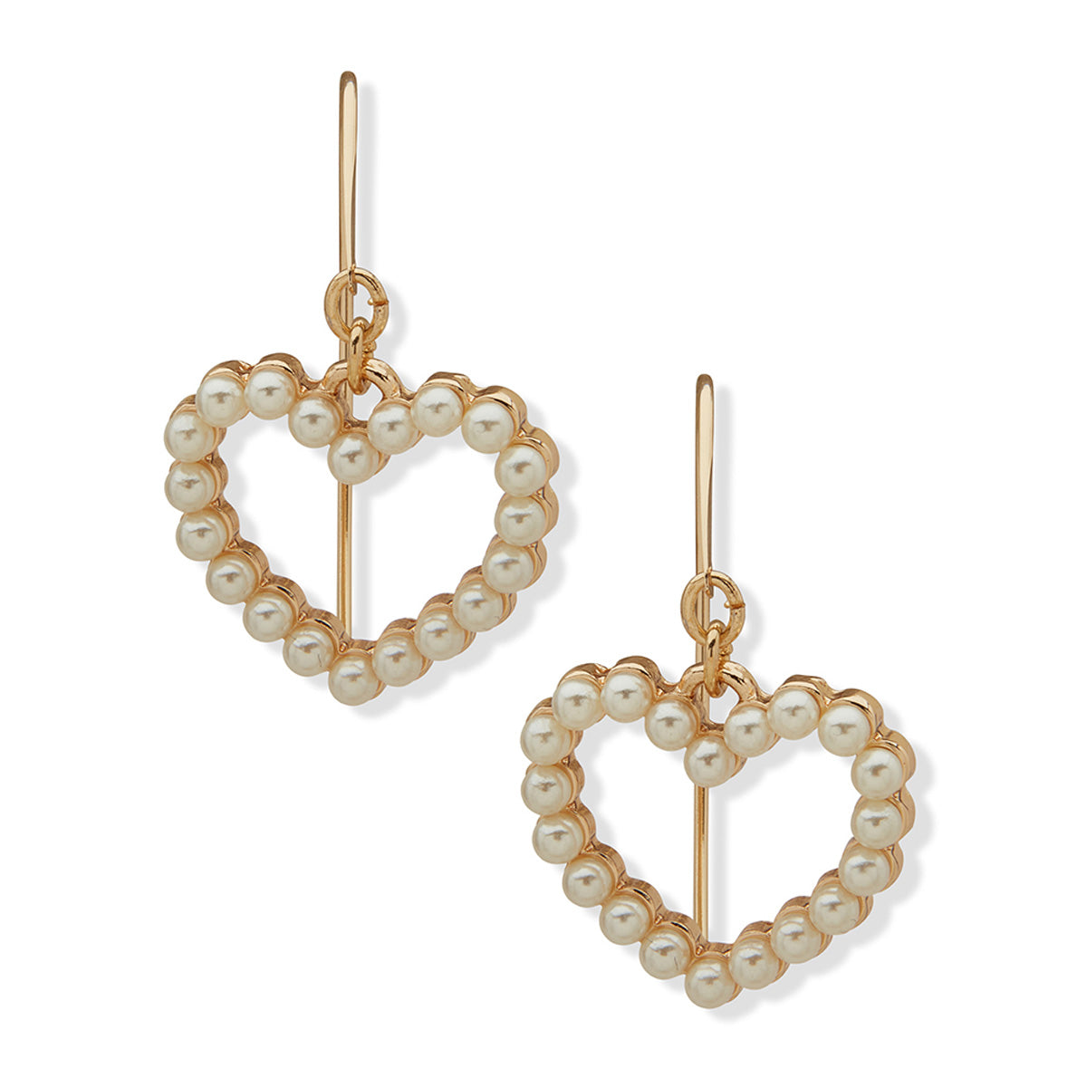 ARETES NINE WEST COLOR DORADO FORMA CORAZÃ“N 19G04167