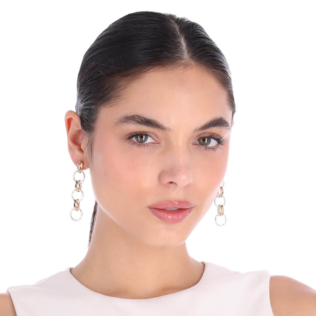 ARETES NINE WEST COLOR DORADO FORMA CIRCULAR 19G04169