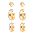 ARETES NINE WEST COLOR DORADO FORMA CIRCULAR 19G04181