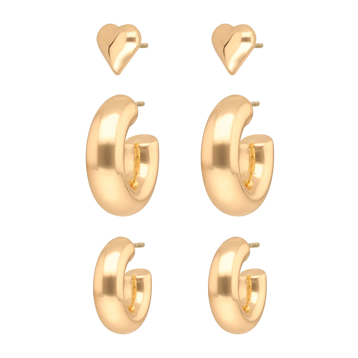 ARETES NINE WEST COLOR DORADO FORMA CIRCULAR 19G04181