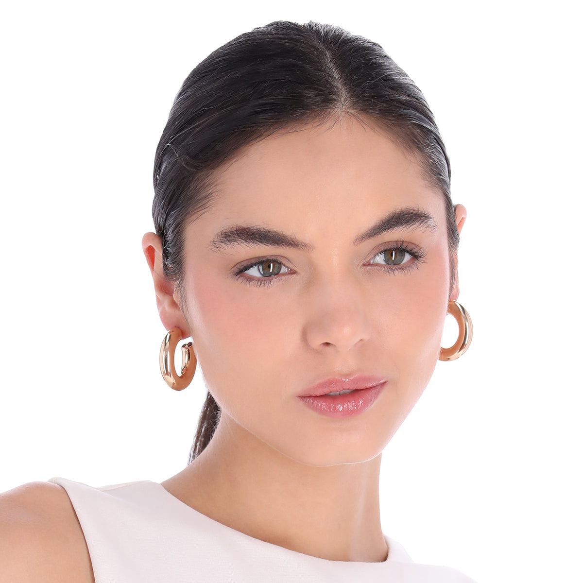 ARETES NINE WEST COLOR DORADO FORMA CIRCULAR 19G04181