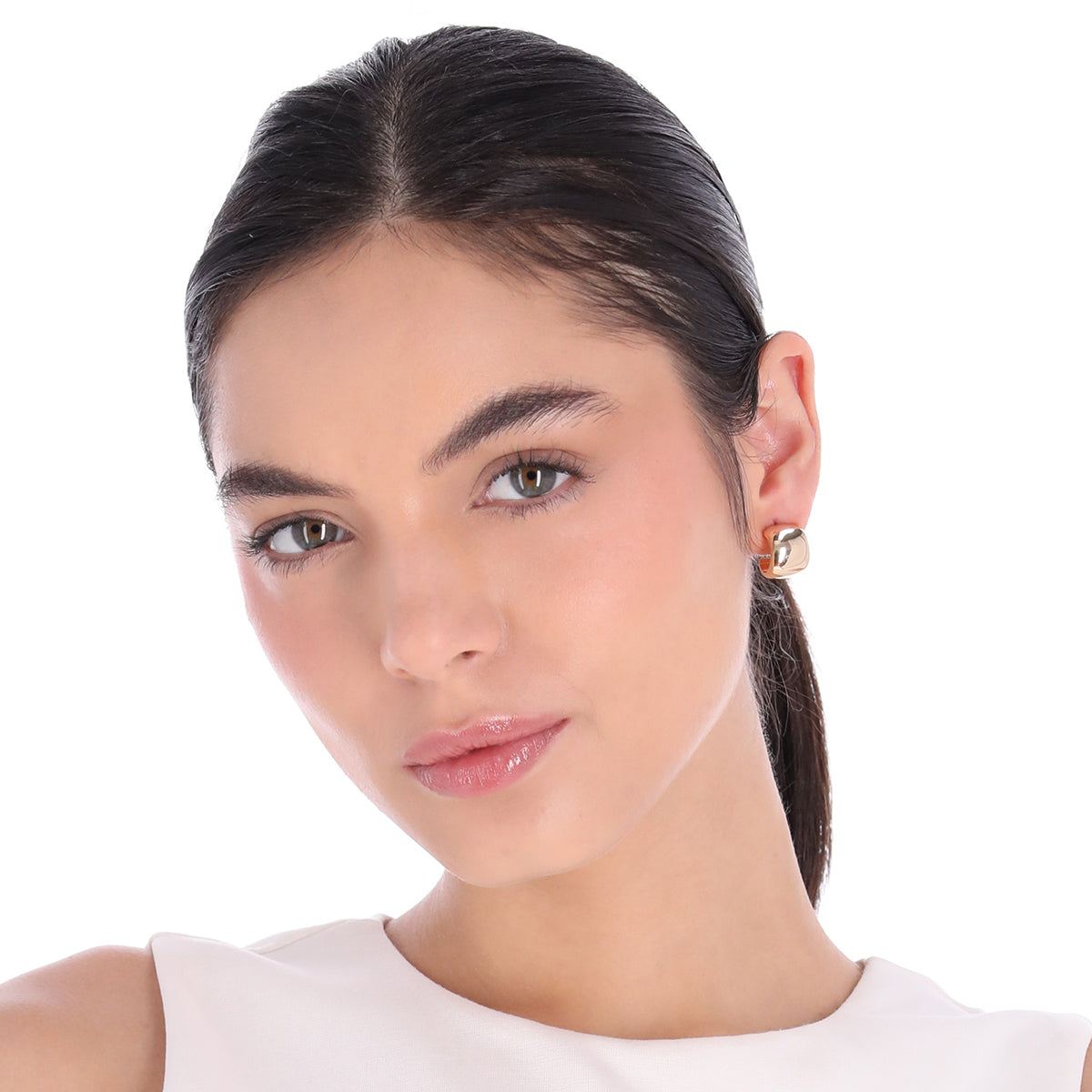 ARETES NINE WEST COLOR DORADO FORMA CIRCULAR 19G04200
