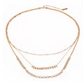 COLLAR NINE WEST BEADED PEARL DORADO