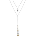 COLLAR NINE WEST TRI TONE NUGGET BITONO