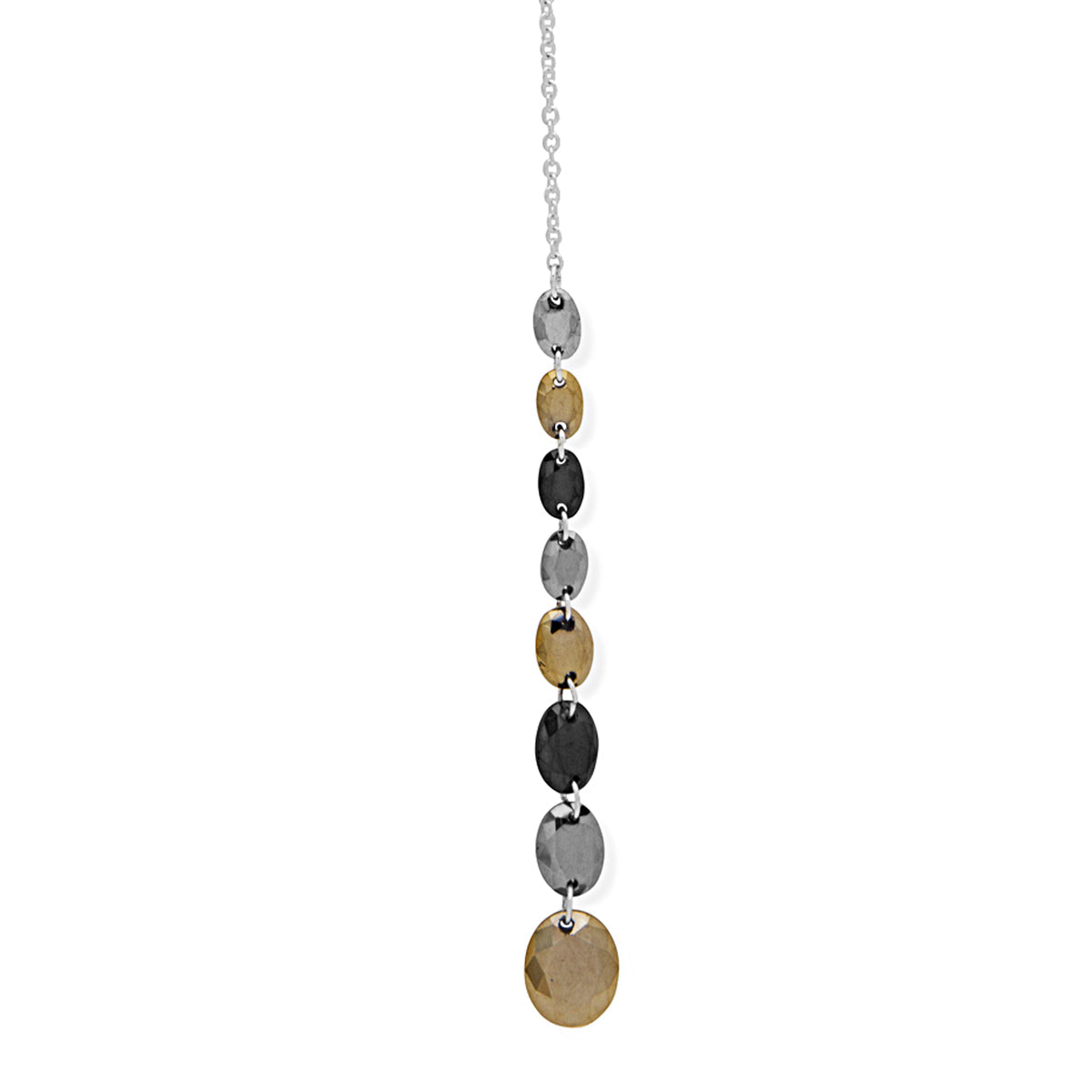 COLLAR NINE WEST TRI TONE NUGGET BITONO