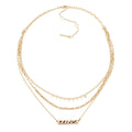 COLLAR NINE WEST ANIMAL INSTINCT DORADO