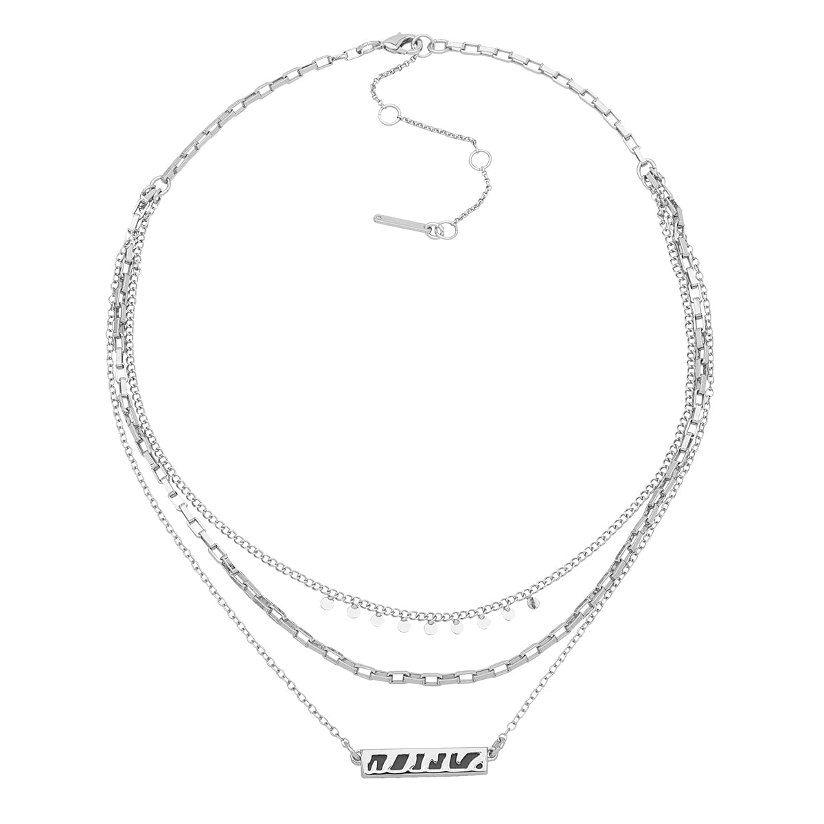 COLLAR NINE WEST ANIMAL INSTINCT PLATA