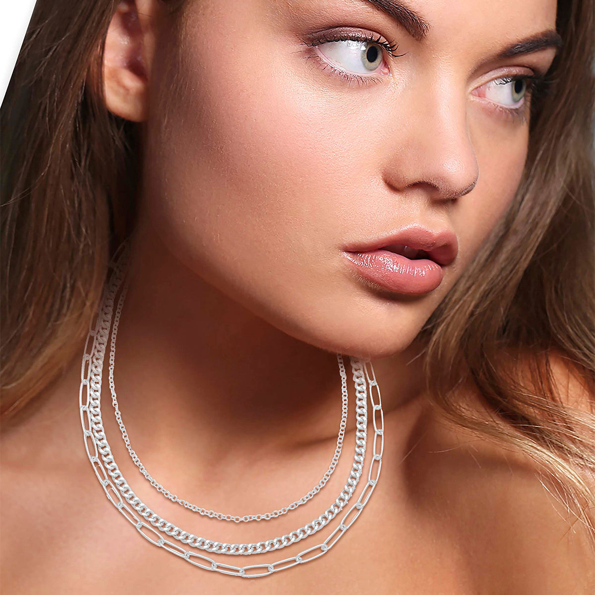 COLLAR NINE WEST LINKS AND CHAINS PLATA