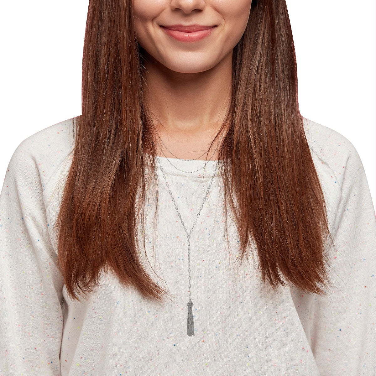 COLLAR NINE WEST FIRE BALLS PLATA
