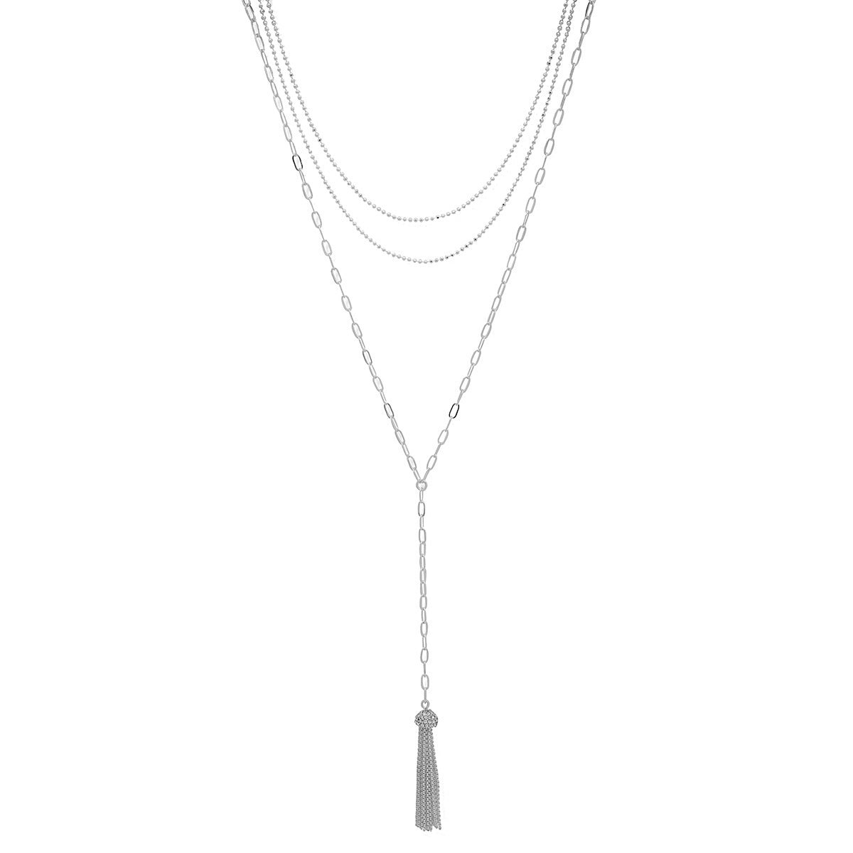 COLLAR NINE WEST FIRE BALLS PLATA