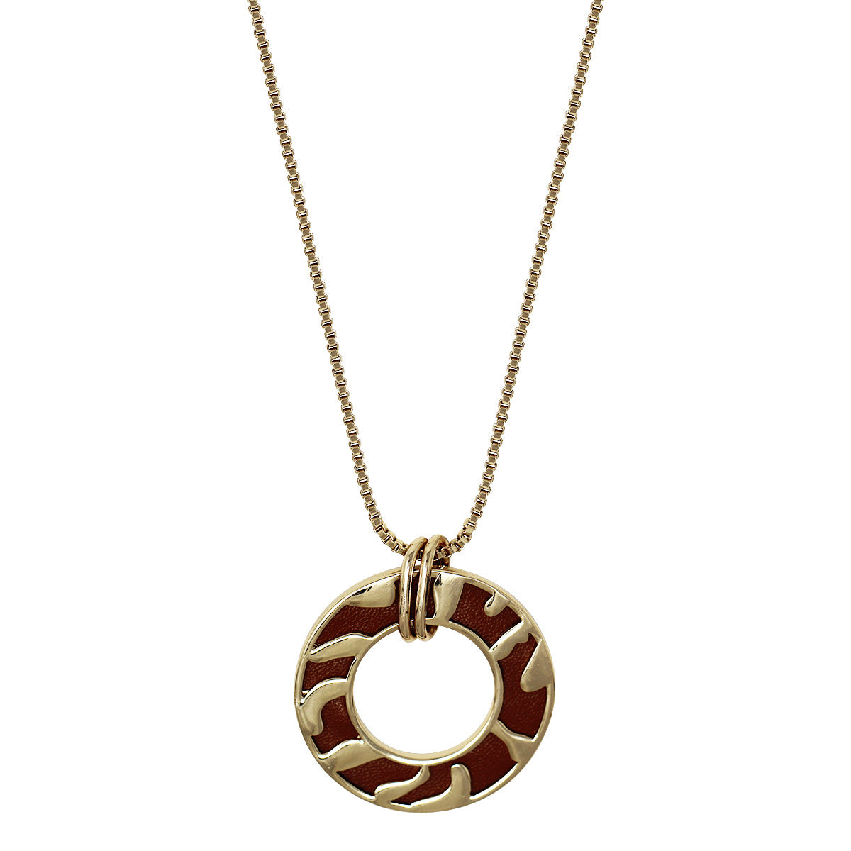 COLLAR NINE WEST ANIMAL INSTINCT DORADO