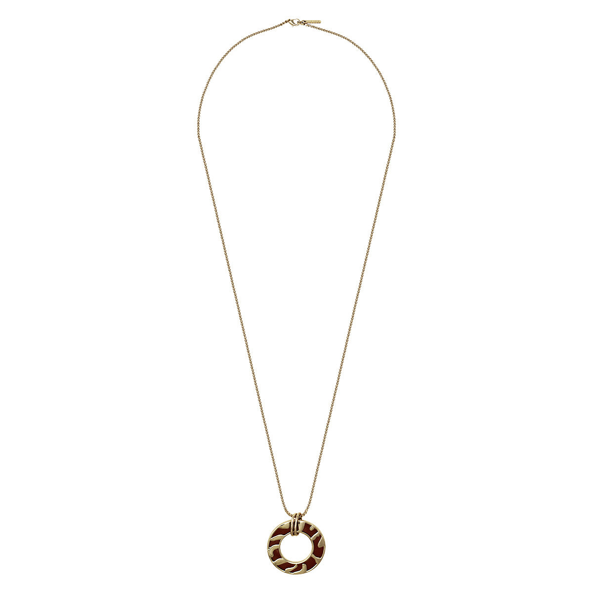 COLLAR NINE WEST ANIMAL INSTINCT DORADO