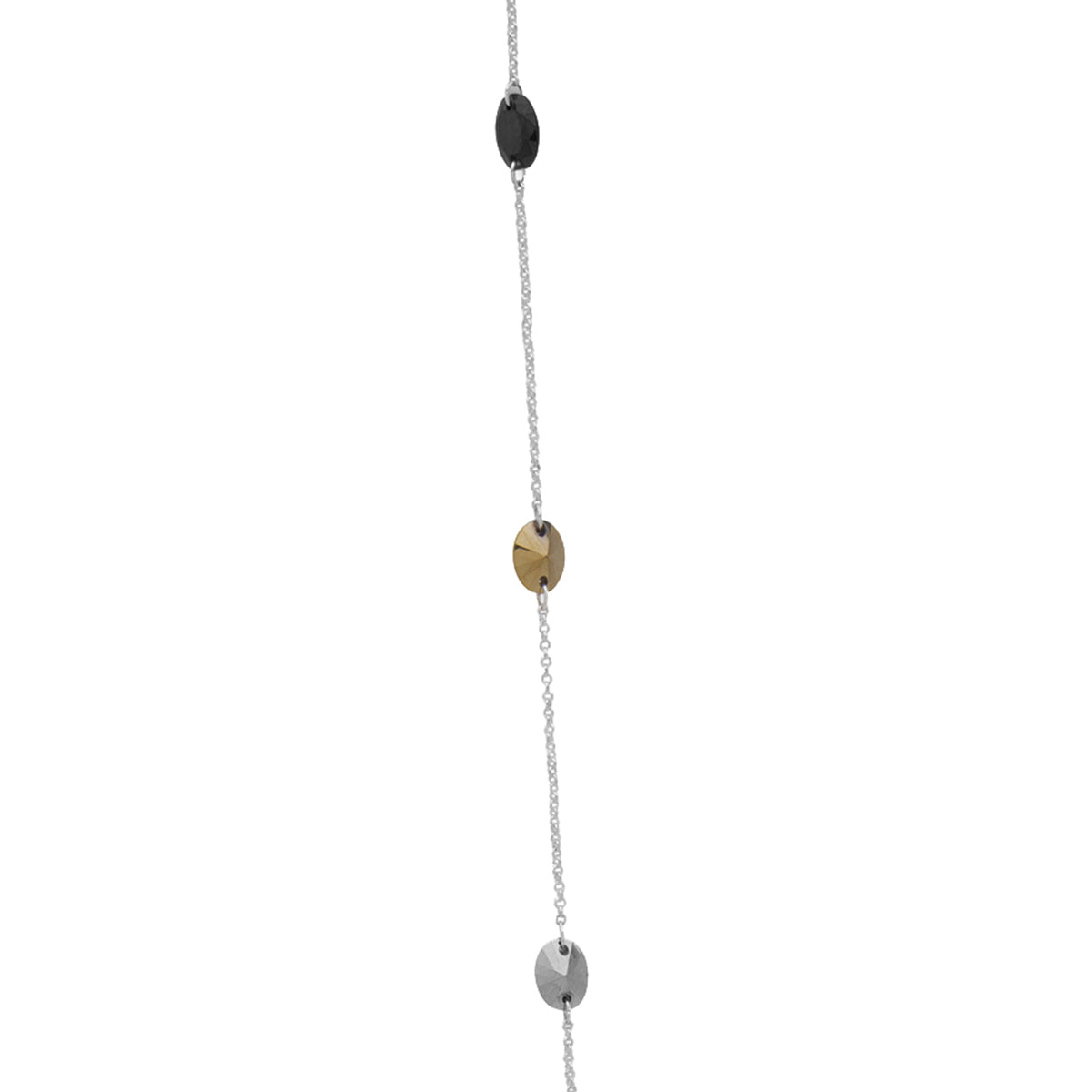 COLLAR NINE WEST TRI TONE NUGGET BITONO
