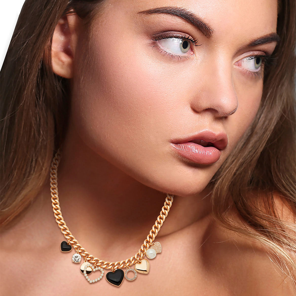 COLLAR NINE WEST PEARL DORADO